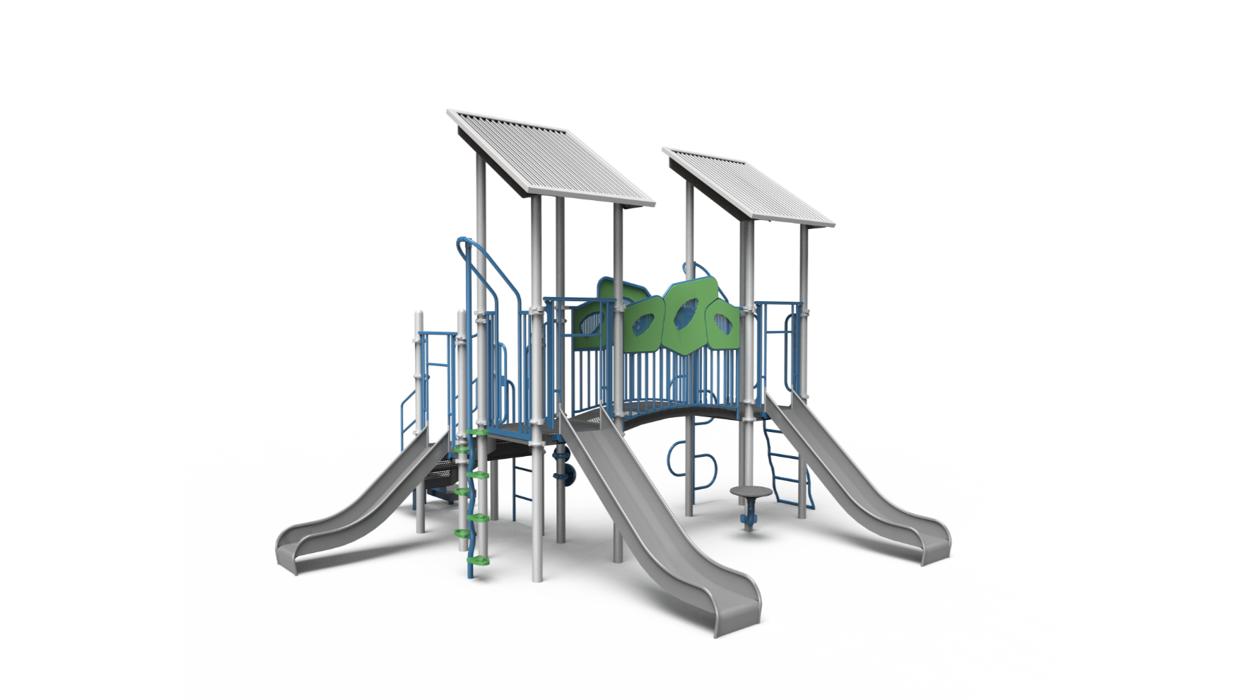 sliding station early – A colorful sliding station designed for early childhood playgrounds, showing children playing safely.
