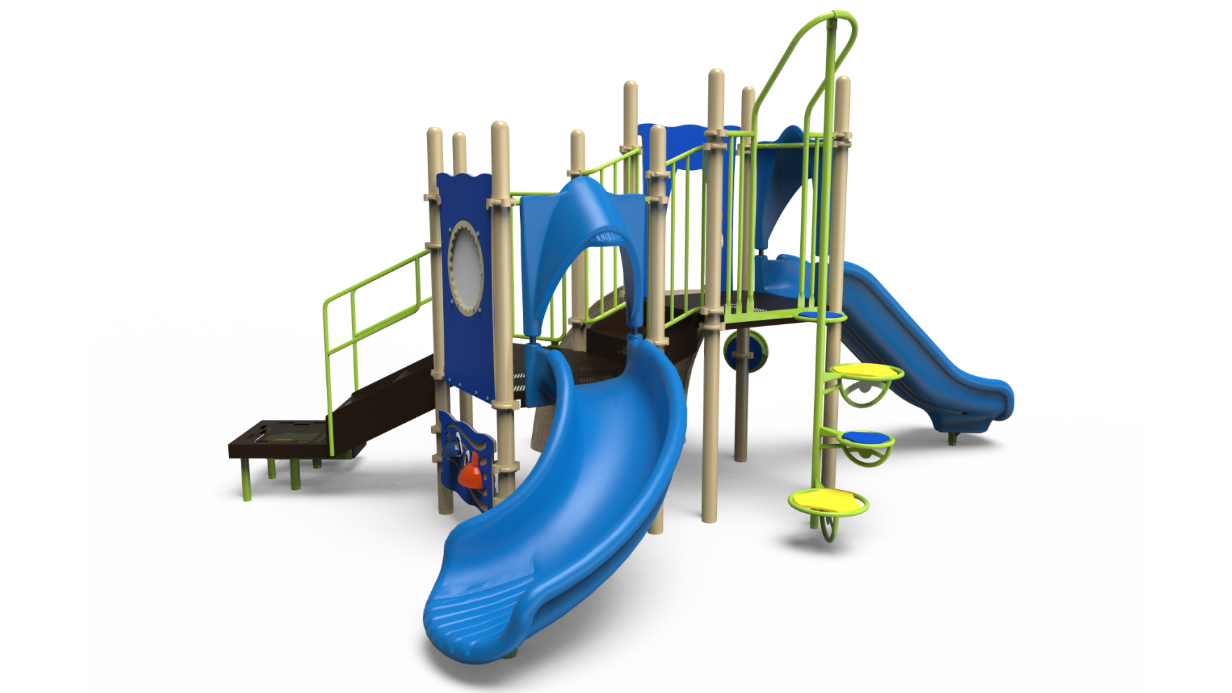 Image of the 350-2335 early childhood playground structure, designed for safe play.