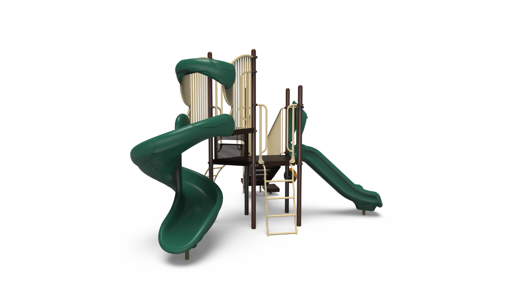 Image of the Challengers playground 350-2338 early years play structure with children playing.