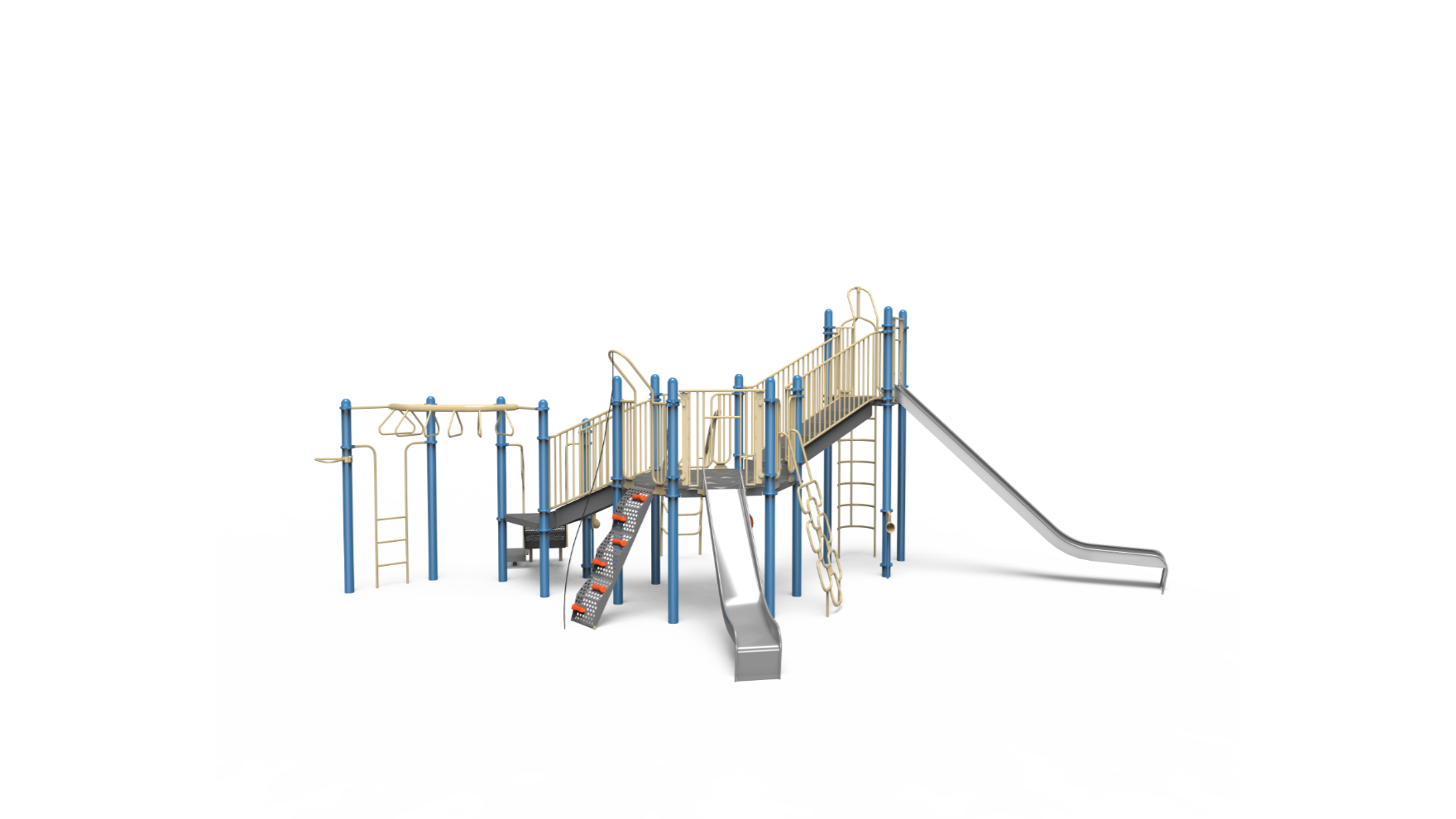 walk-up school-age playground access unit