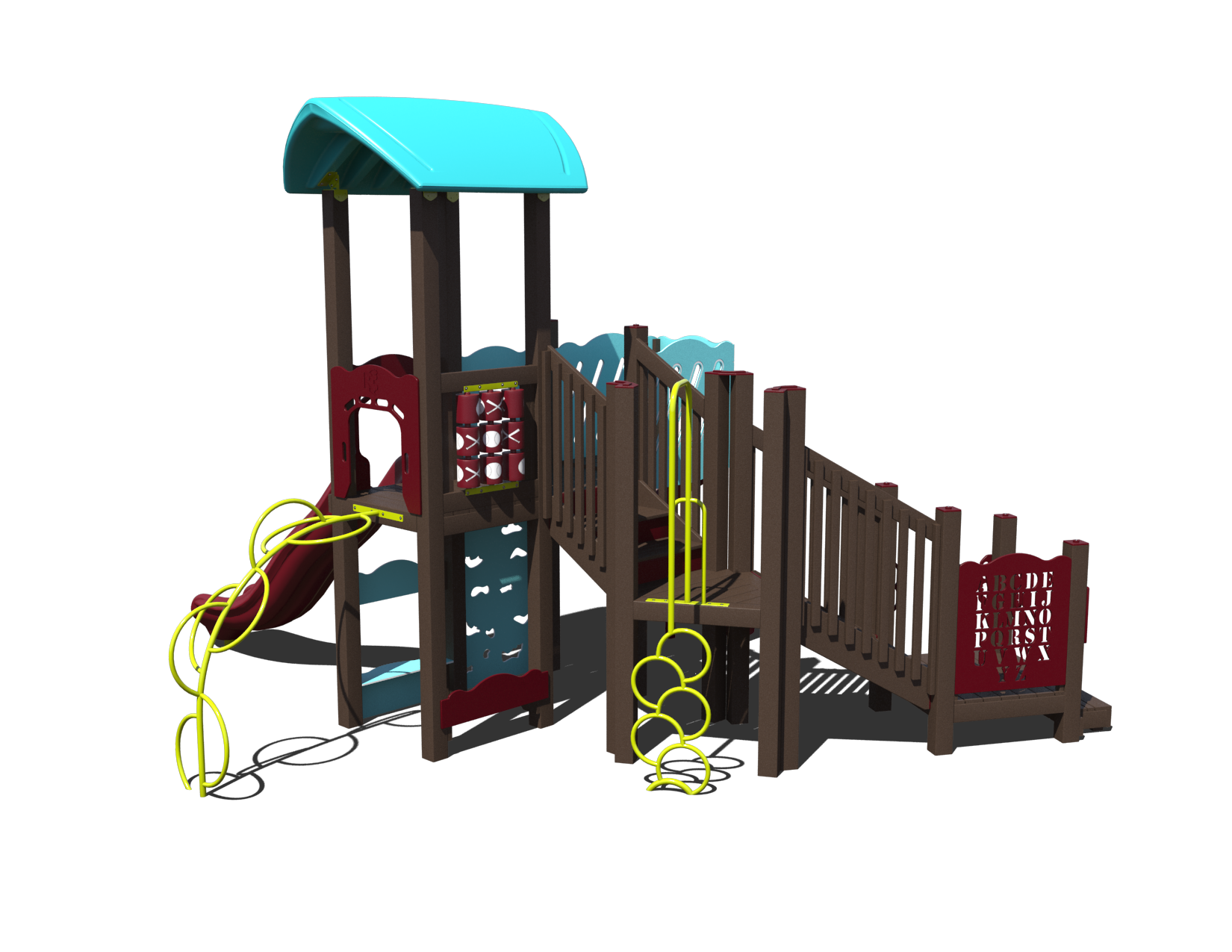 Rainbow Run Playground System - Image 2
