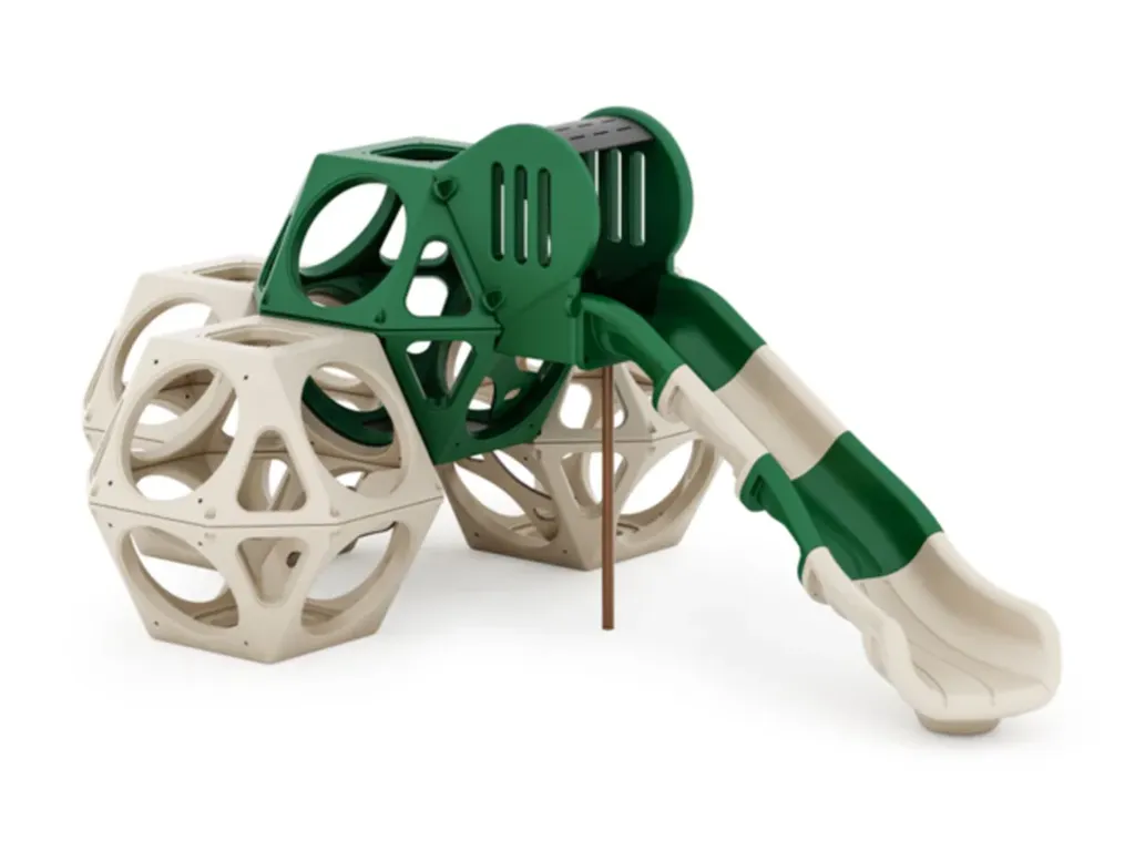 Skqube Playground Climber with Integrated Slide - Image 2