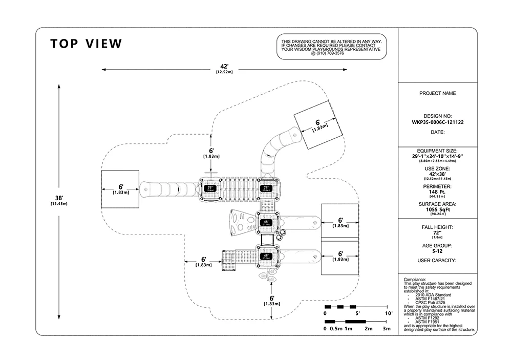 Arch Glider Commercial Playground Structure - Image 8
