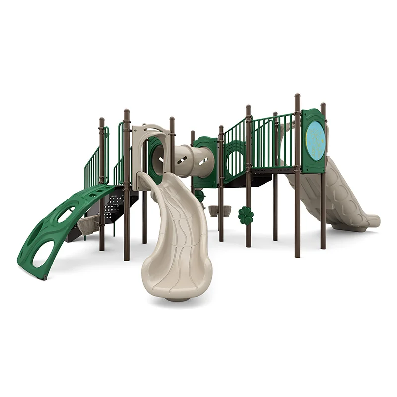 Cedar Cascade commercial playground apartment structure for young children.