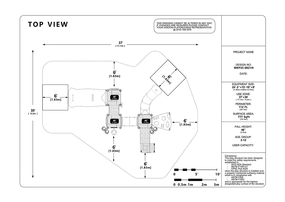 Cedar Cascade Commercial Playground Structure - Image 8