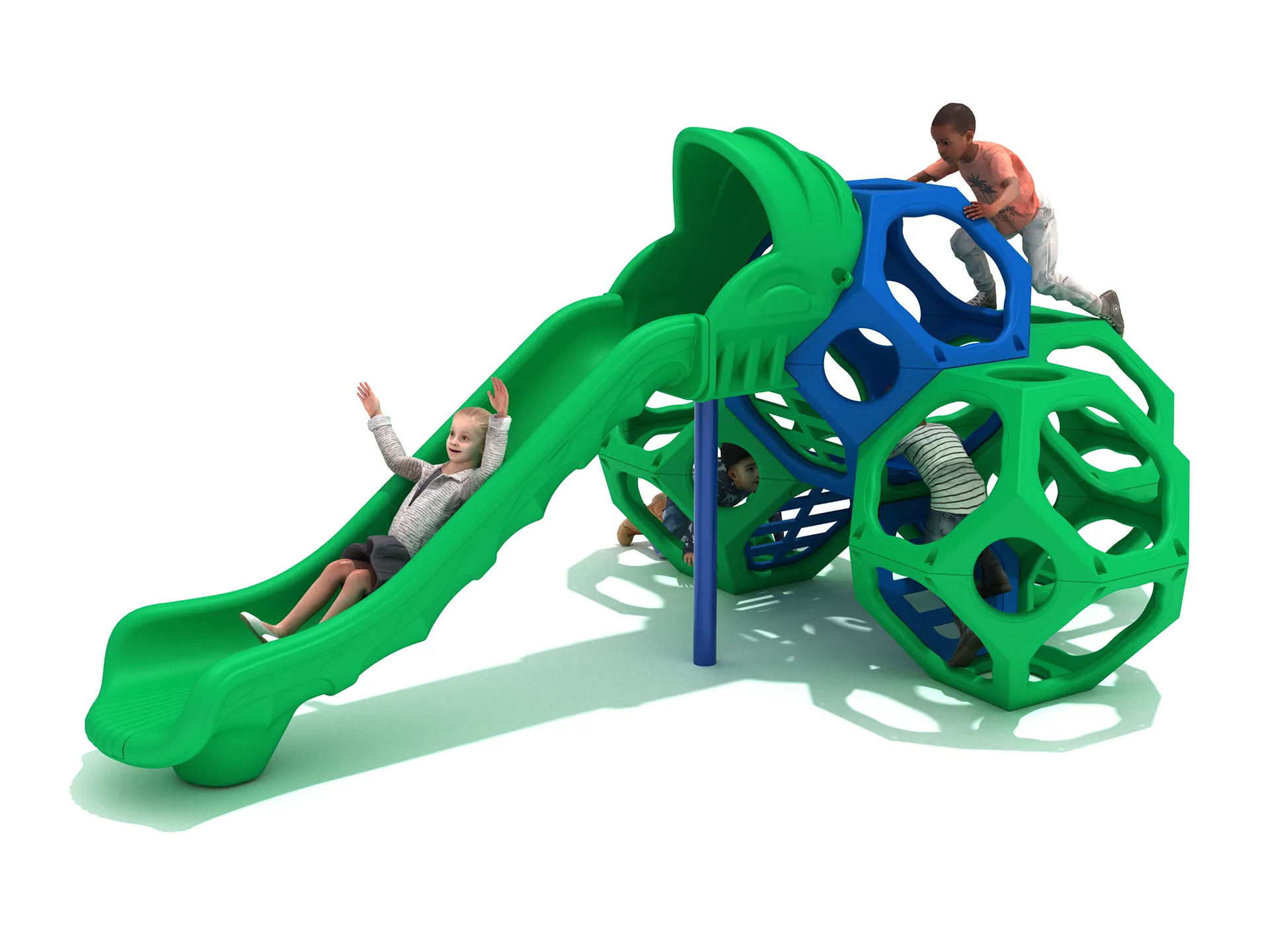 Elbert’s Edge | Playground Climber with Integrated Slide - Image 2