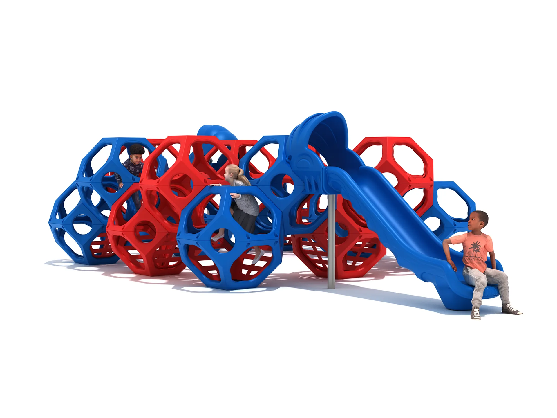 Marjorie’s Majesty | Playground Climber with Integrated Slide - Image 2