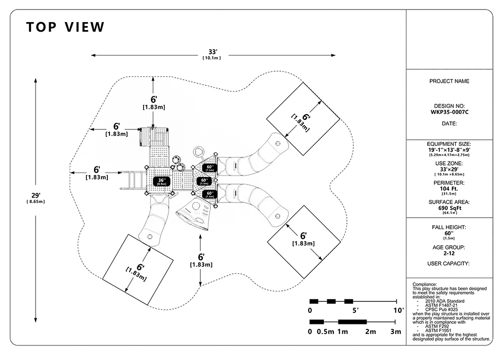 Twin Falls Commercial Playground Structure - Image 7
