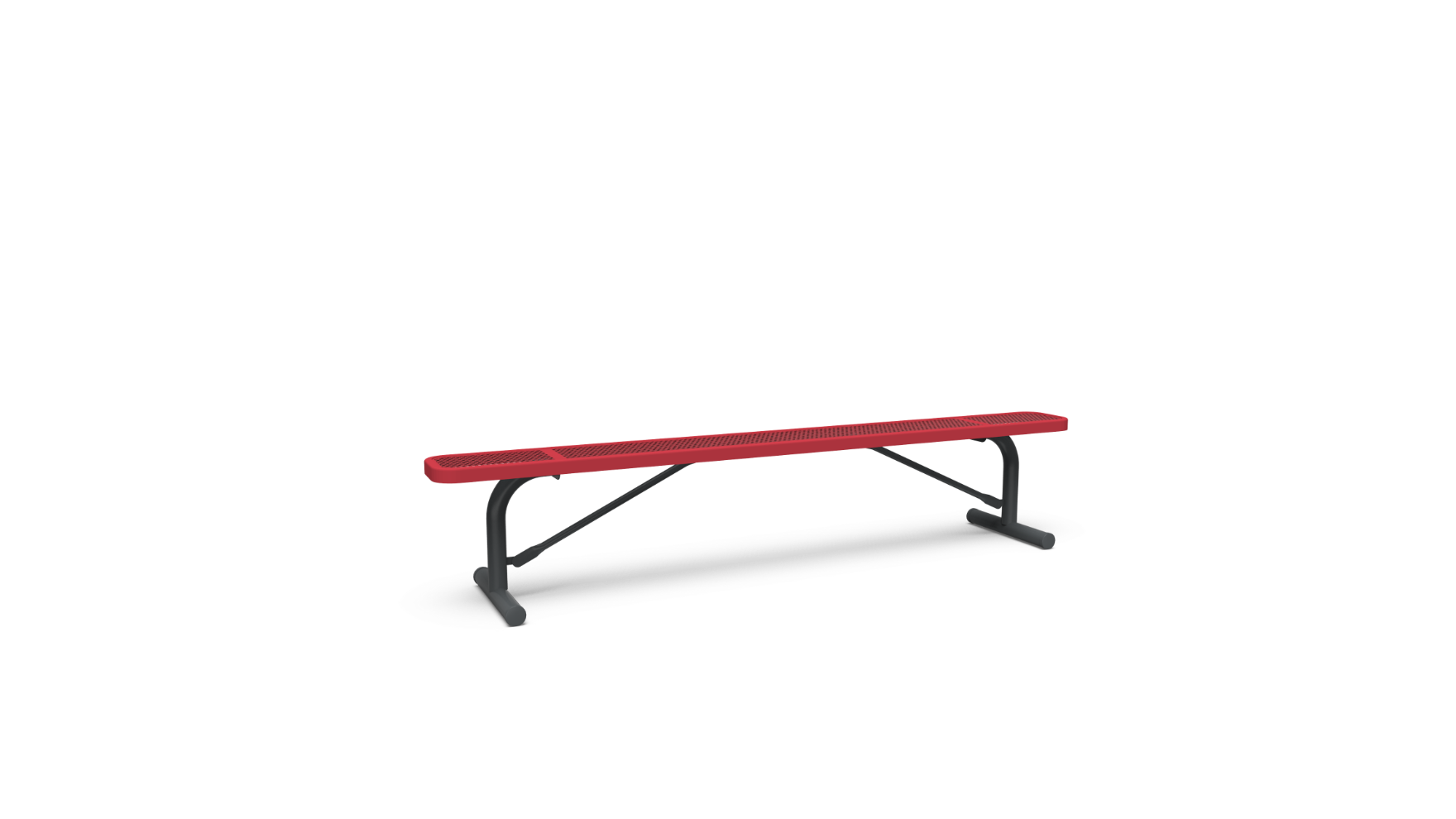 Perforated Backless Bench 8′ (2,44m) Portable - Image 2