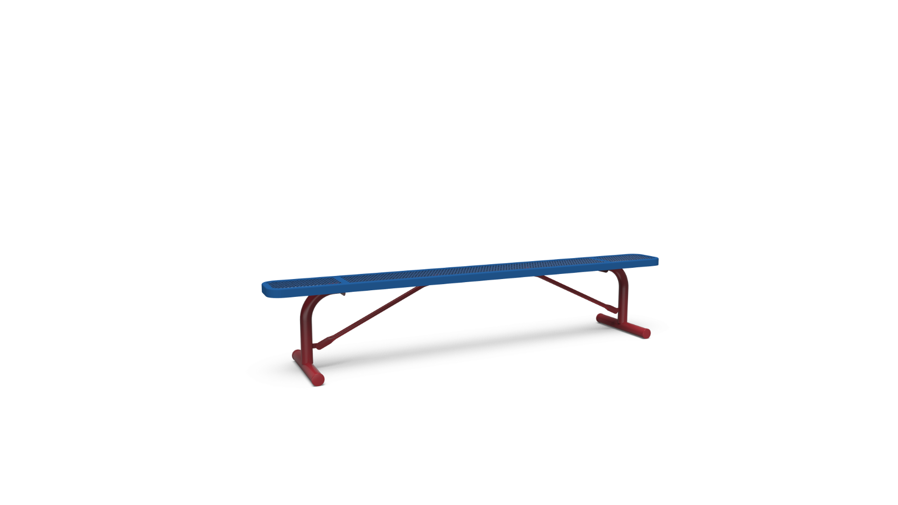 Perforated Backless Bench 8′ (2,44m) Portable - Image 3