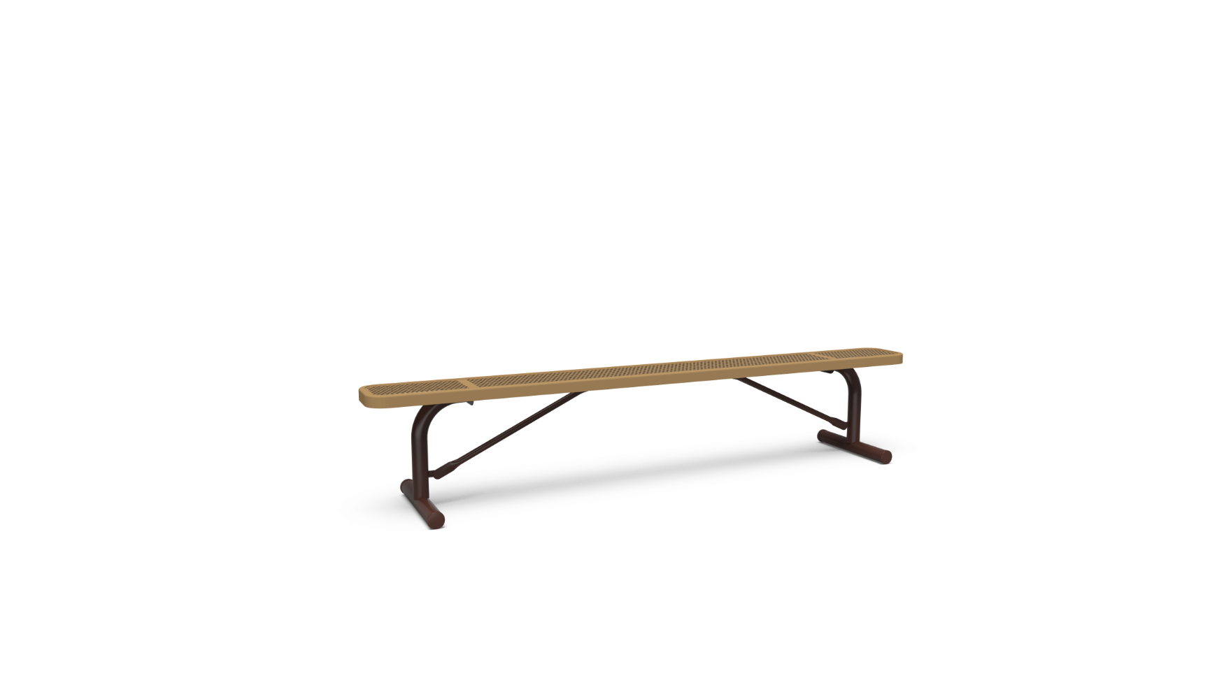 Perforated Backless Bench 8′ (2,44m) Portable - Image 4
