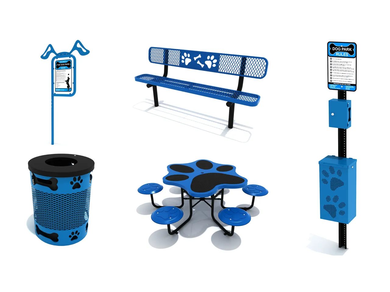 Pawsome Amenities Bundle | 5-Piece Dog Park Equipment - Image 2
