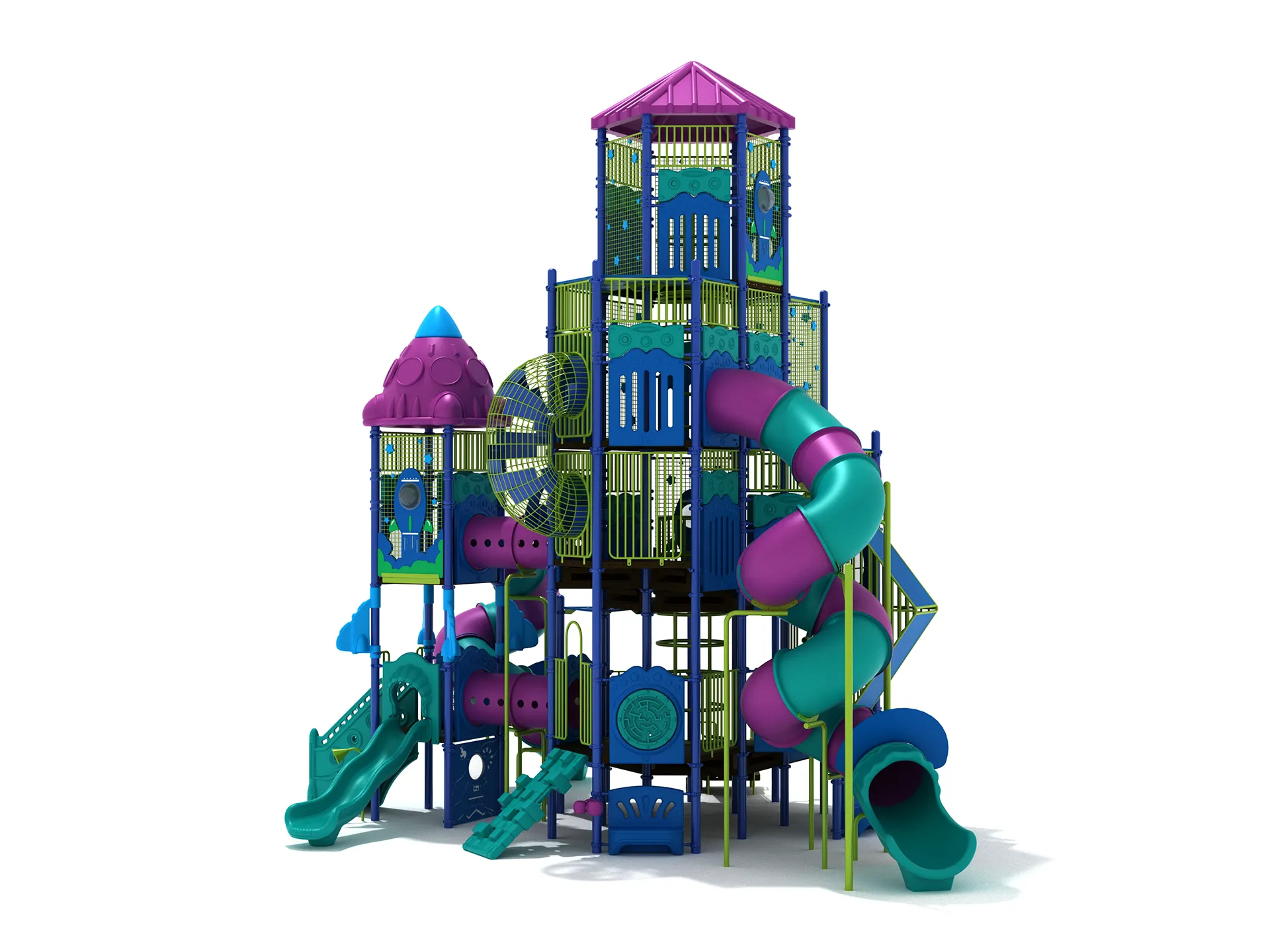 Space Needle Navigator Commercial Playground Structure - Image 4