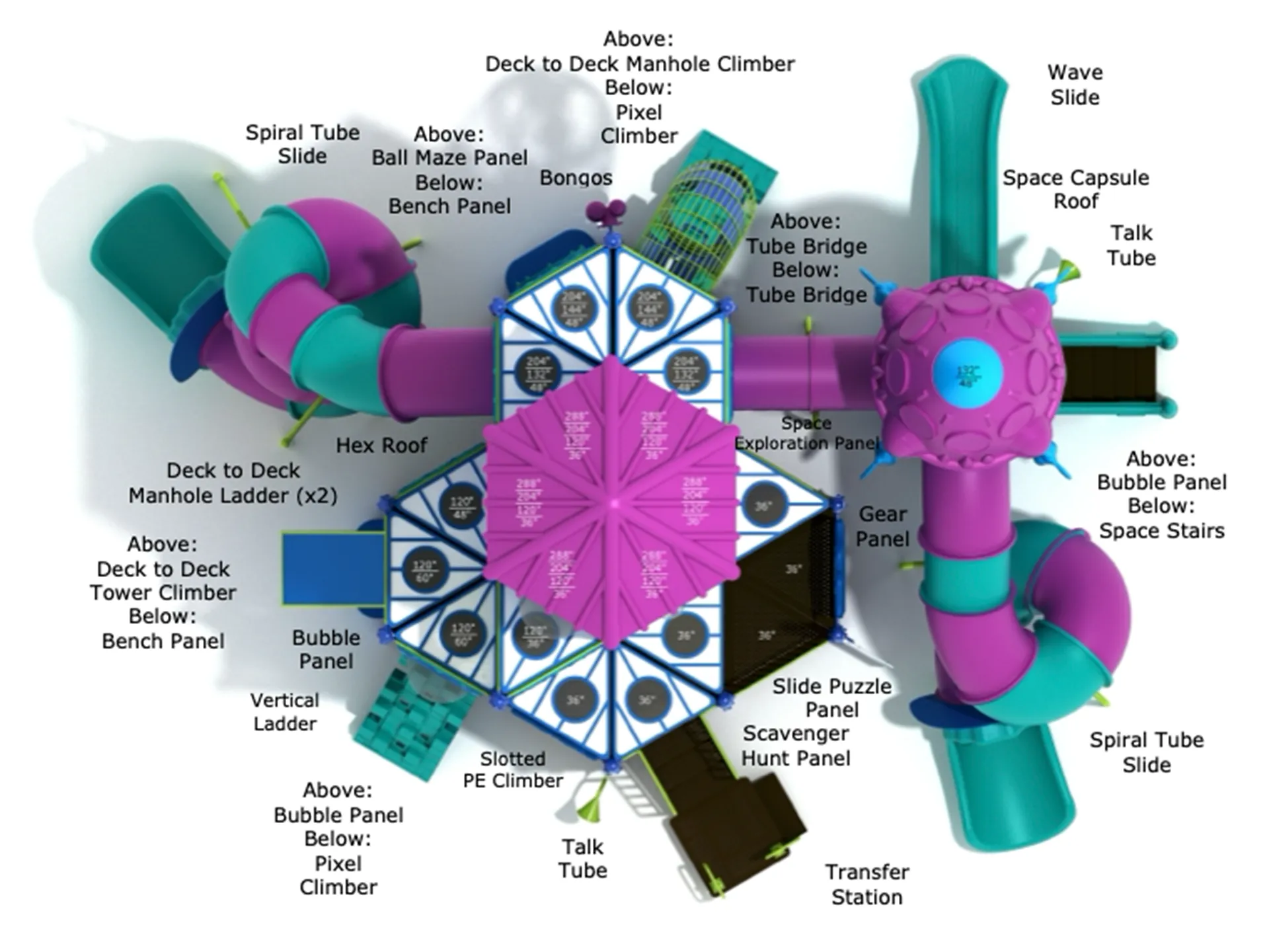Space Needle Navigator Commercial Playground Structure - Image 5