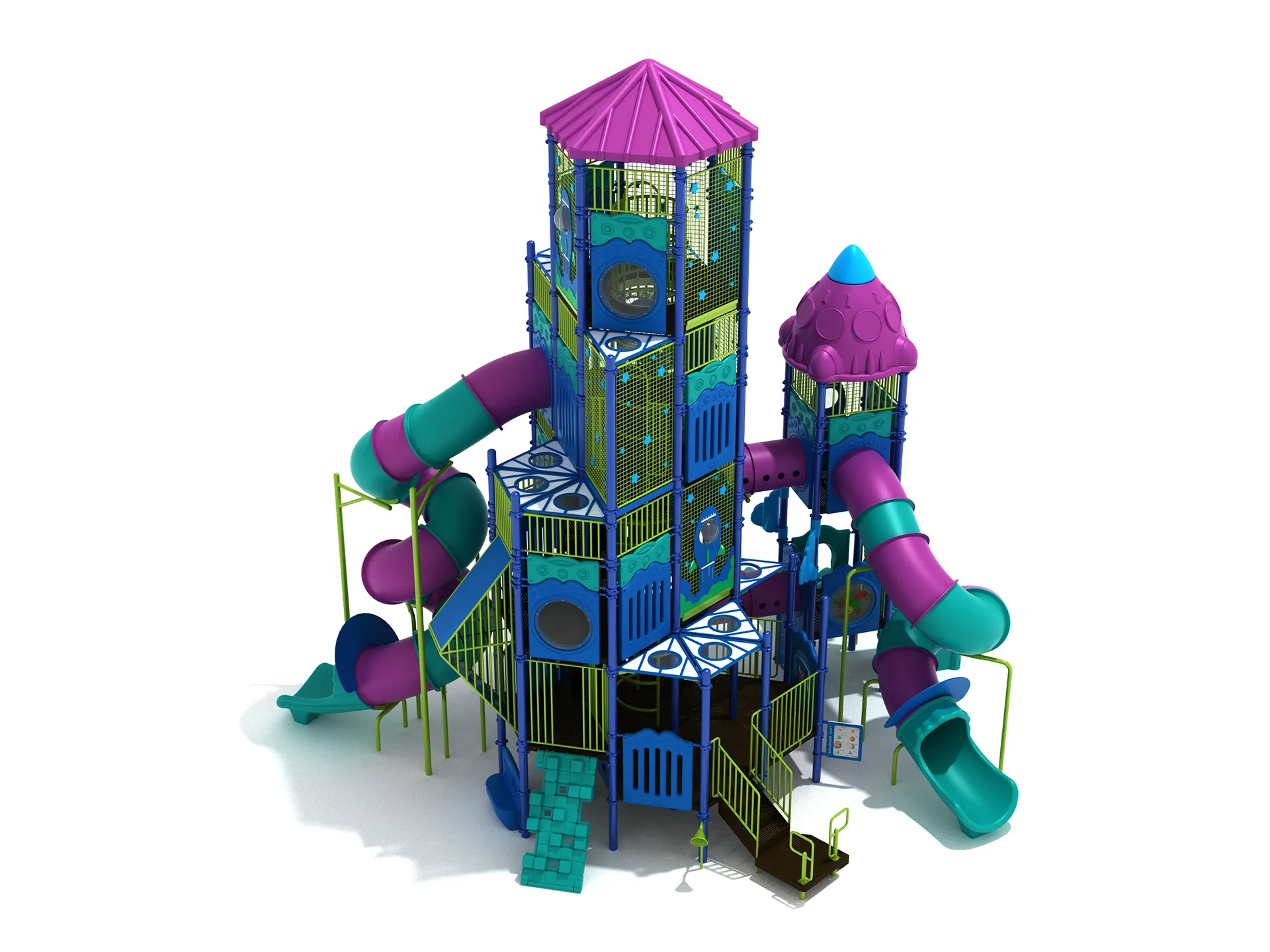 Space Needle Navigator Commercial Playground Structure - Image 3